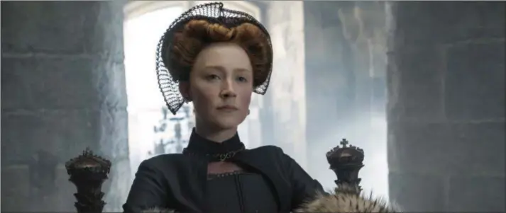  ?? FOCUS FEATURES ?? Saoirse Ronan stars as Scottish Queen Mary Stuart in “Mary Queen of Scots.”