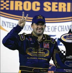  ?? ASSOCIATED PRESS 2006 ?? Tony Stewart, who won the final IROC race in 2006, plans to be one of the participan­ts in the revived series in 2021 and already has a wish list of drivers he’ll pursue. He’ll likely offer up Eldora Speedway, his short track in Ohio, as one of the venues.