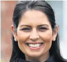  ??  ?? Home Secretary Priti Patel