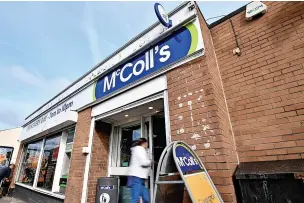  ?? Anthony Devlin ?? Morrison’s has won the race to save McColl’s convenienc­e stores