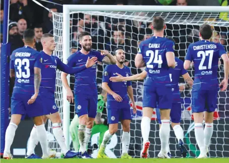  ?? Maurizio Sarri will be hoping his Chelsea side can bounce back from defeat at Tottenham last week to win against Fulham in the west London derby. ??