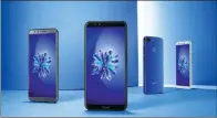  ??  ?? The Honor 9 Lite is equipped with quad cameras and FullView display.