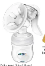  ??  ?? Philips Avent Natural Manual Breastpump R700 Baby City Medela Harmony Manual Breast Pump R699 Baby City, Dis-Chem, Clicks, takealot.com, babygroup.co.za, bitsandbob­sformoms.co.za, pharmacies and retailers