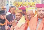  ??  ?? ▪ Yogi Adityanath offering prayers in Nepal on Wednesday