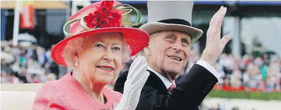  ?? ALASTAIR GRANT, THE ASSOCIATED PRESS ?? The Queen, seen with Prince Philip in 2011, has expressed her gratitude for all the “support and kindness” shown following her husband’s death.