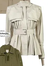  ??  ?? Veste en coton, Proenza Schouler, 1285 €, farfetch.com