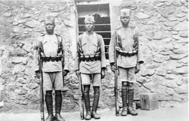  ??  ?? The contributi­on of African soldiers to the war effort has often been overlooked