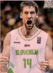  ??  ?? Gasper Vidmar, 31 anni, 211 cm