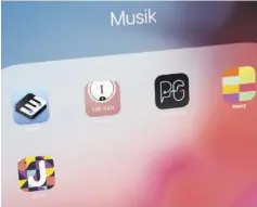  ?? BILD: Catherine Waibel ?? Das Angebot an Apps zum Musizieren ist vielfältig.
