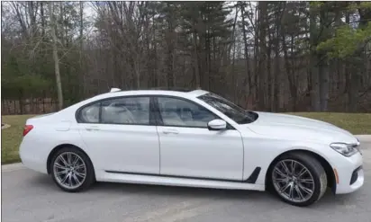  ??  ?? The 7 Series is BMW’s flagship model, boasting both luxury and the latest technology in a full-size sedan. Shown here is the 750Li xDrive model, the long wheelbase variant in the lineup.