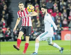  ?? FOTO: J,. ECHEVERRÍA ?? Duro reto Los leones tienen la vista puesta en el Real Madrid