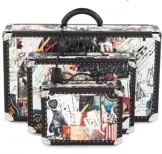  ??  ?? Fendi’s luggage set for fall inspired by Karl Lagerfeld and designed by Silvia Venturini Fendi.