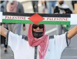  ??  ?? THOUSANDS joined the Palestine Solidarity Campaign Cape Town, as they marched to Parliament in protest against the attacks on Palestinia­ns. | PHANDO JIKELO African News Agency (ANA)