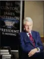  ?? BEBETO MATTHEWS — THE ASSOCIATED PRESS ?? Former President Bill Clinton listens during an interview about a novel he wrote with James Patterson, “The President is Missing,” in New York.