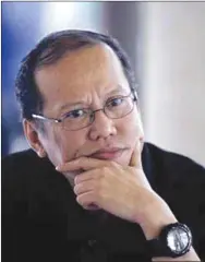  ??  ?? Aquino: new charges