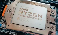  ??  ?? Mit den Threadripp­er-cpus setzte AMD neue Maßstäbe: Der 2990WX trumpfte 2018 mit 32 Kernen und 64 Threads auf.