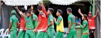  ??  ?? Bangladesh Under-19 Team celebrates their victory