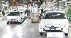  ??  ?? Japanese car giant Toyota said on October 5, it is recalling more than 2.4 million hybrid cars over a fault that could cause crashes, just a month after an another recall affecting hybrids. — AFP photo