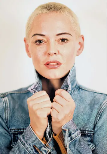  ??  ?? Rose Mcgowan has revealed she no longer talks to Asia Argento, her fellow Metoo activist, following claims the actress sexually assaulted a teenage male actor. She also describes in her own words how she “put Hollywood on notice” over Harvey Weinstein.