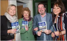  ??  ?? (From left) Siobhan Stuart, Judy Leahy and Gary and Ciara Brosnan at the Spa NS fundraisin­g night at the dogs on Saturday.