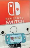  ?? GETTY IMAGES ?? Consola Switch de Nintendo en una tienda.