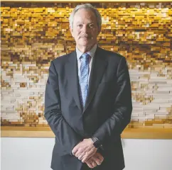  ?? PETER J THOMPSON / NATIONAL POST FILES ?? Healthcare of Ontario Pension Plan CEO Jim Keohane says Black Monday in 1987 “showed me however bad things are already, they can get worse.”