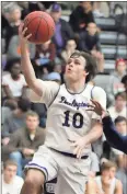  ?? Jeremy Stewart / RN-T ?? Darlington’s Eli Brooks goes up for a shot against Fellowship Christian during Saturday’s game.