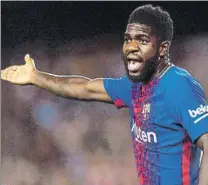  ?? FOTO: EFE ?? Samuel Umtiti Un caso complicado de resolver