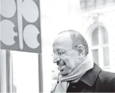  ??  ?? OPEC Conference President Saudi Arabia’s Energy Minister Khaled al-Falih arrives for the informal meeting of the OPEC on the eve of the 173rd OPEC Conference in Vienna, on November 29. — AFP photo