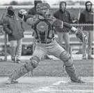  ?? SCOTT ASH / NOW NEWS GROUP ?? New Berlin West’s Dominic Kibler is the second-team all-state catcher.