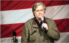  ?? Foto: Julie Dermansky ?? Steve Bannon: Muss man sich mit diesem Chaoten beschäftig­en?