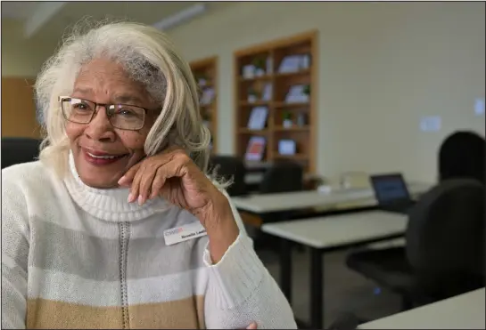  ?? RJ SANGOSTI — THE DENVER POST ?? Novella Leslie, 76, recently retired after nearly 35years of working at the Center for Work Education and Employment in Denver.