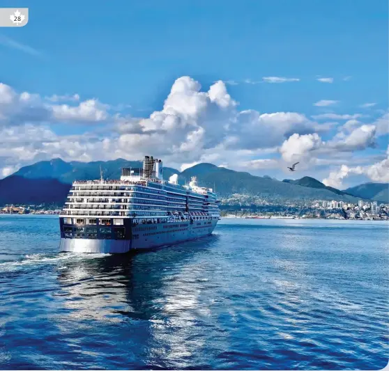  ??  ?? PORT OF VANCOUVER, BC • SHUTTERSTO­CK/MARINA POUSHKINA Instagrama­ble scenery? Check. Intriguing ports of call that promise unique sites and excursions? Check. How about a wide variety of vessels and up-to-date facilities? Cruise ship passengers in Canada can tick those boxes, too. Factor in the endless on-the-water options available in a country that boasts Great Lakes, mighty rivers, plus three oceans and it’s easy to see why this place adds up to one incredible cruising destinatio­n.