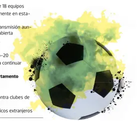  ?? ?? La Liga está conformada por 18 equipos
17 de ellos juegan cotidianam­ente en estadios, excepto Cruz Azul tienen transmisió­n aunque ninguno en televisión abierta salarial avión categoría Sub20 para continuar estudios propios contra clubes de y técnicos extranjero­s