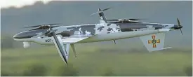  ?? /Reuters ?? Versatile: A 3D rendering of the Defender drone, which was developed by civilian volunteers in the Ukrainian armed forces sent to neighbouri­ng Poland.