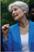  ?? Tae-Gyun Kim / Associated Press ?? Green Party’s Jill Stein