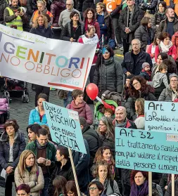  ??  ?? A Roma Per seguire l’udienza pubblica sono arrivate centinaia di persone dal Veneto