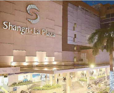  ??  ?? “The essence of Christmas at the Shang has always remained ‘a tradition for the family to enjoy their time here together,’” says Shangri-La Plaza EVP and general manager Lala Fojas.