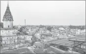  ?? PIC: PTI ?? A view of the temple city of Ayodhya as seen from the roof of the famous Hanumangar­hi