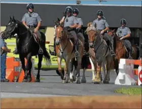  ?? PETE BANNAN – DIGITAL FIRST MEDIA ?? Pennsylvan­ia State troopers were among the many law enforcemen­t members on duty for the festival.