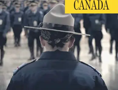  ?? ROYAL CANADIAN MOUNTED POLICE / YOUTUBE ?? A new RCMP recruitmen­t video that shows cadets being barked at by a drill instructor and made to adhere to a strict hierarchic­al command structure is proof the force is still steeped in antiquated ways, critics say.