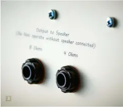  ??  ?? 3 1. The simple control panel is easy to navigate. It’s also handy to have loop send and returns on the front panel along with the Level control 2. The power output can be switched from 35 to eight watts, and handy LEDs let you know when the preamp and...