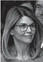  ?? STEVEN SENNE/AP 2019 ?? Lori Loughlin has agreed to serve two months behind bars, pay a fine and perform community service.