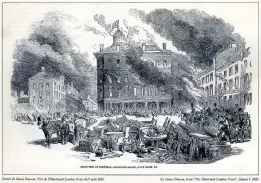  ?? Source : Centre d’histoire de Montréal ?? The Illustrate­d London News, 1852