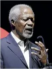  ?? GETTY IMAGES ?? Kofi Annan said Facebook should look for societies where people are likely to put out "poisonous messages," and then monitor the language there.