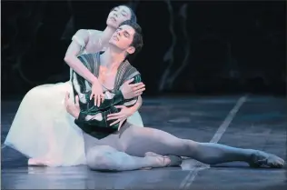  ??  ?? POISE: Hikaru Kobayashi and Federico Bonelli in Cape Town City Ballet’s current production of Giselle.
Picture: PAT BROMILOW-DOWNING