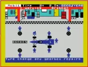  ??  ?? » [ZX Spectrum] Frequent pit stops are inevitable.
