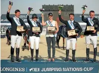  ??  ?? New Zealand were crowned champions in the FEI Nations Cup event.