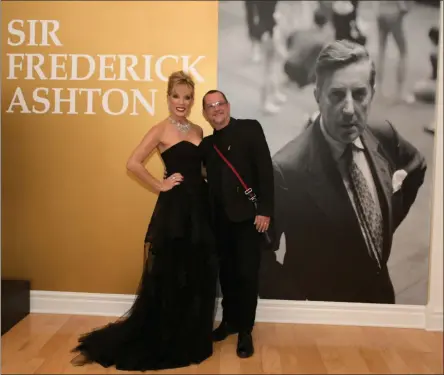  ?? PHOTO PROVIDED ?? Iain Webb and Michele Riggi attend the National Museum of Dance 2019 Hall of Fame induction ceremony.