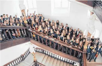  ?? FOTO: KAI KNOERZER ?? Unter der Leitung von Johannes Klumpp ist das Landesjuge­ndorcheste­r Baden-Württember­g am Samstag in Künzelsau zu hören.